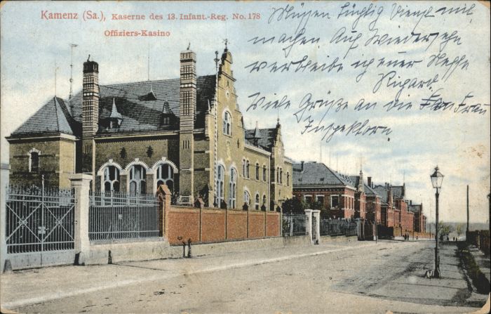 Kamenz Sachsen Kaserne Infanterie Regiment Nr 178 Offi