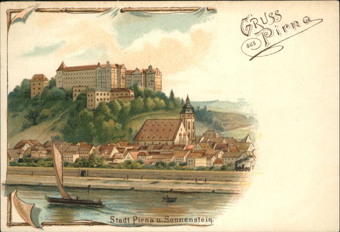 Pirna Elbe Sachsen Sonnenstein