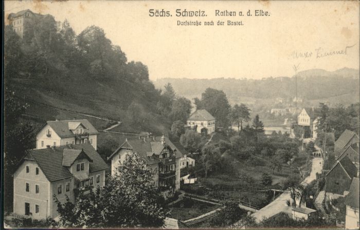 Rathen Saechsische Schweiz Dorfstrasse