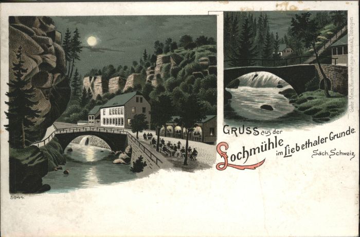 Liebethal Lochmühle Liebethaler Grund