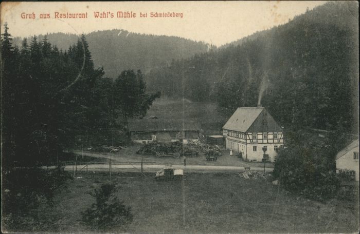 Schmiedeberg  Dippoldiswalde Restaurant Wahl Mühle