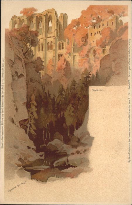 Oybin Sachsen Kuenstler Richard Puettner