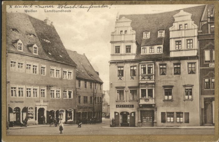 Meissen Elbe Sachsen Landbundhaus Apotheke
