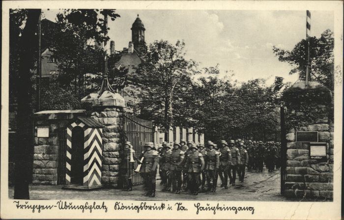Koenigsbrueck Truppenübungsplatz Haupteingang