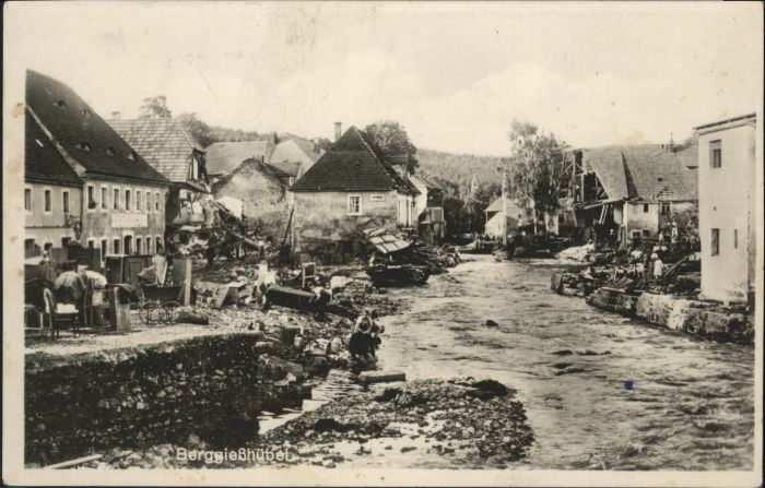 Bad Gottleuba-Berggiesshuebel Unwetterkatastrophe Zerstörung