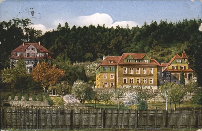 Rathen Saechsische Schweiz Oberrathen Diakonissenheim Felsengrund