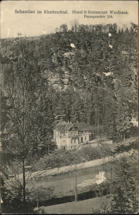 Bad Schandau Kirnitzschtal Hotel Restaurant Waldhaus