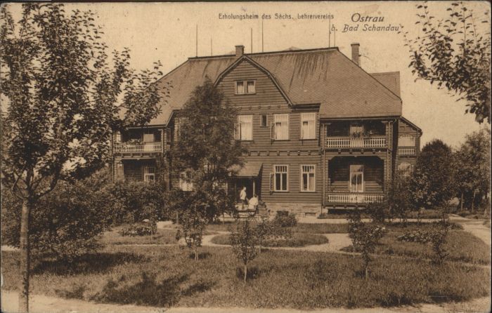 Ostrau Bad Schandau Erholungsheim Lehrerverein