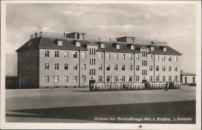 Meissen Elbe Sachsen Kaserne Beobachtungsabteilung 4  NZ4