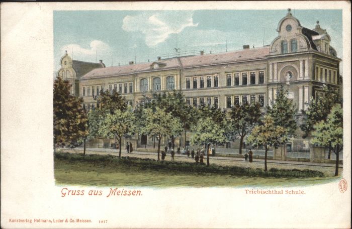 Meissen Elbe Sachsen Triebischthal Schule