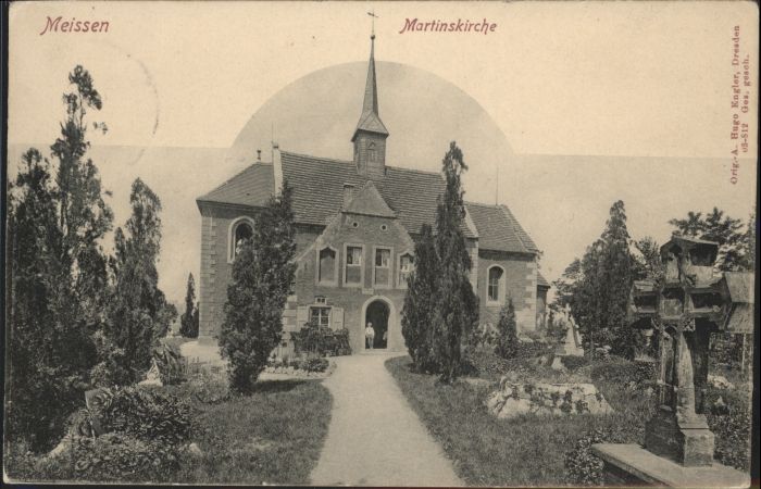Meissen Elbe Sachsen Martinskirche