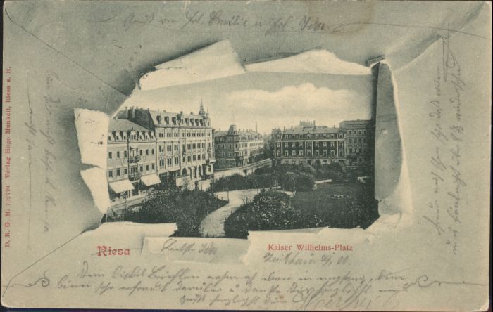 Riesa Sachsen Kaiser Wilhelm Platz