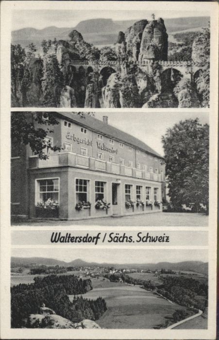 Waltersdorf Sachsen Gasthof Erbgericht
