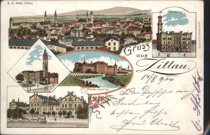 Zittau Mandaukaserne Rathaus Johanneum