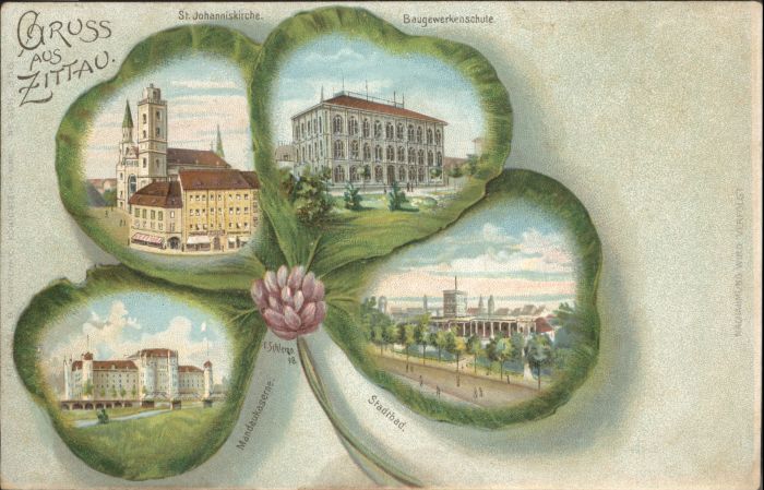 Zittau Kleeblatt St Johanniskirche Baugewerkss