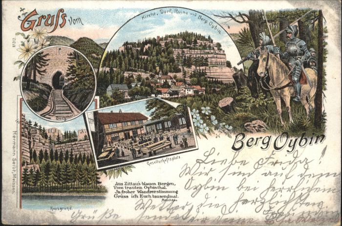 Oybin Kirche Pferd Ritter Gesellschaftsplatz