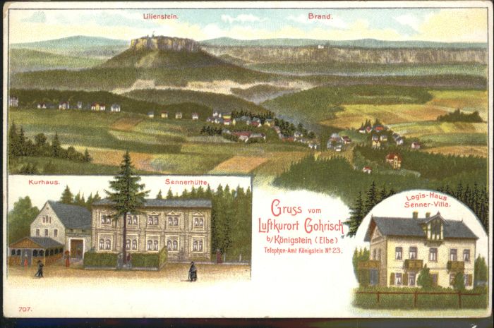 Gohrisch Logishaus Senner Villa Kurhaus Sennerhü