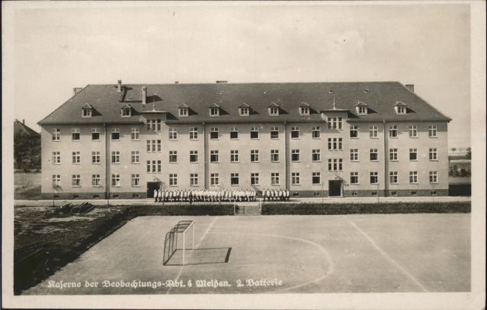 Meissen Elbe Sachsen Kaserne Beobachtungsabteilung 4 2. Batt