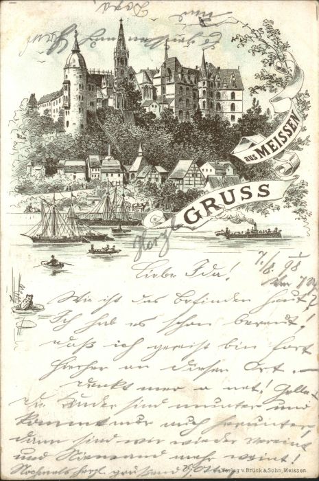 Meissen Elbe Sachsen