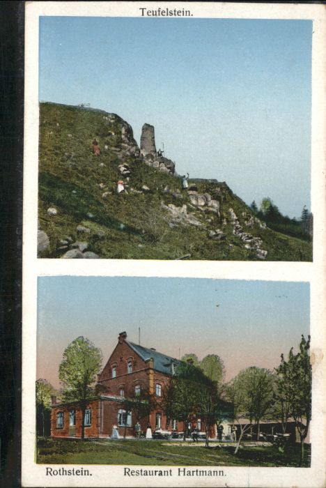 Herwigsdorf [Stempelabschlag] Teufelstein Rothstein