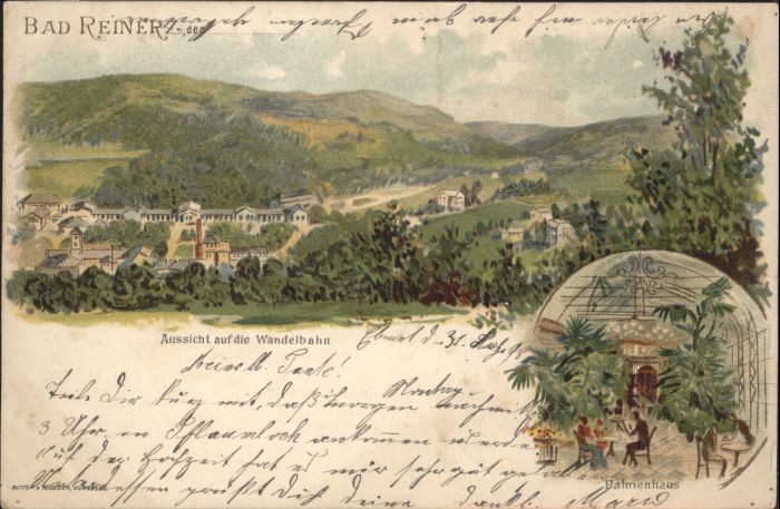 Bad Reinerz Polen Palmenhaus Wandelbahn