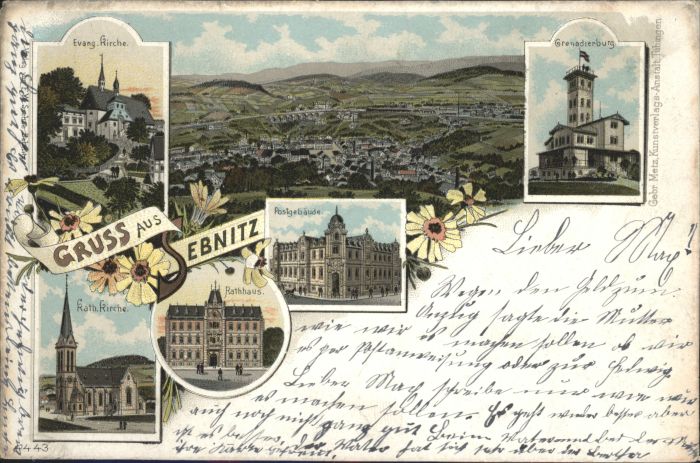 Sebnitz Grenadierburg Postgebäude Rathaus Kirch