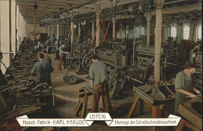 Leipzig Madchinenfabrik Karl Krause Schnellschn