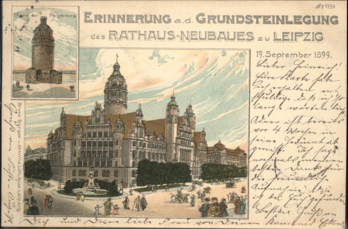 Leipzig Rathaus Neubau