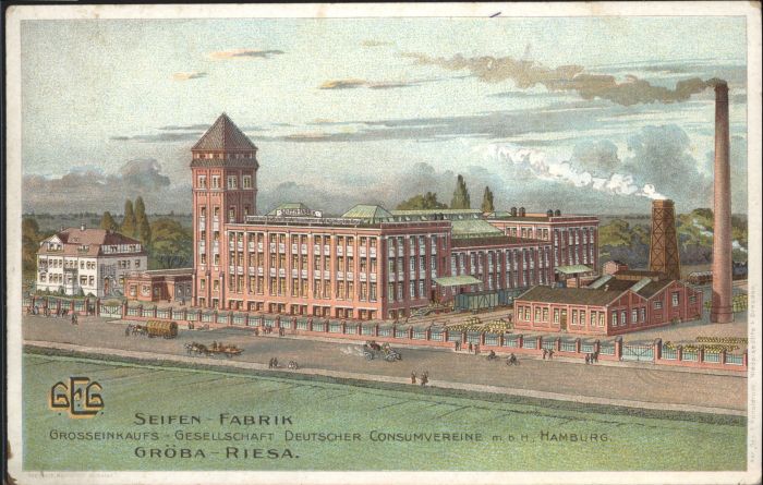 Groeba Seifen Fabrik Riesa Kutsche