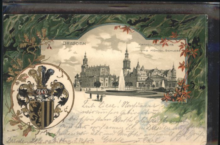 Dresden Kirche Schloss Wappen