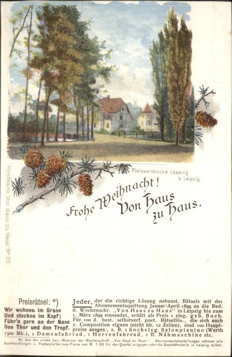 Leipzig Pleissenbrücke Weihnachten