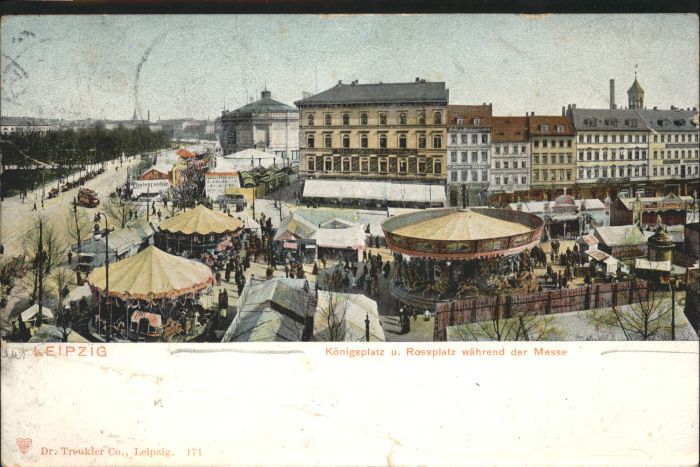 Leipzig Königsplatz Rossplatz Messe