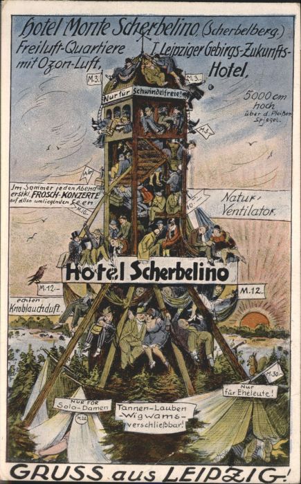 LEIPZIG Sachsen Hotel Scherbelino