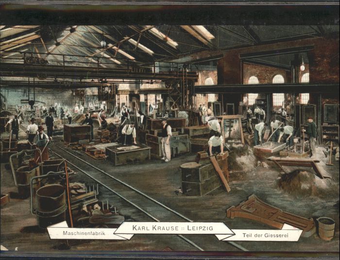 Leipzig Maschinenfabrik Karl Krause Giesserei