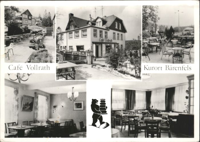 Baerenfels Erzgebirge Cafe Vollrath