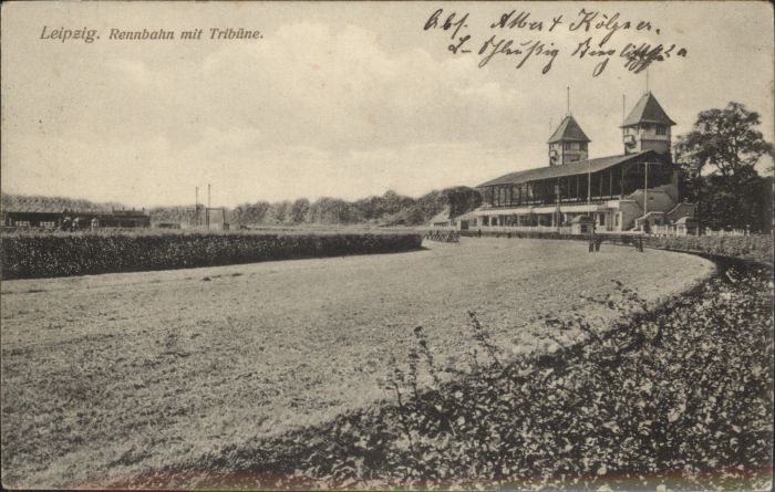 Leipzig Rennbahn Tribüne