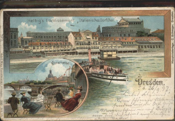 Dresden Helbigs Etablissement Italienisches Dör