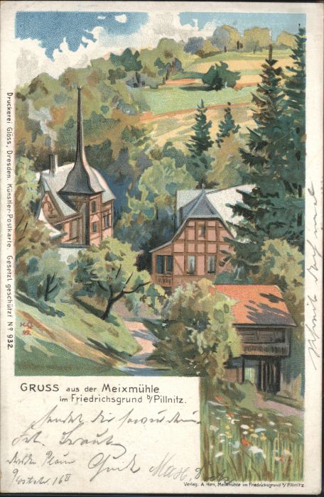Pillnitz Meixmühle im Friedrichsgrund