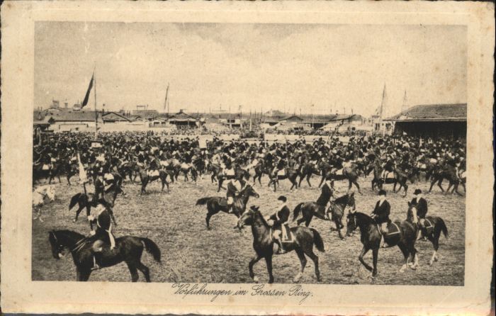 LEIPZIG Sachsen Wanderausstellung Pferd Vorfuehrung