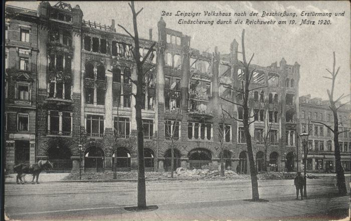 Leipzig Volkshaus Pferd