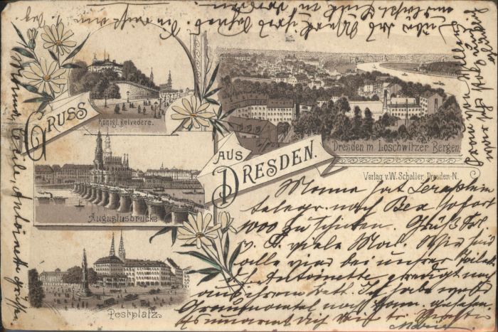 Dresden Augustusbrücke Postplatz