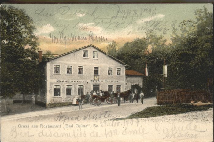 Bad Gruena Chemnitz Restaurant Bad Grüna Pferdekutsche