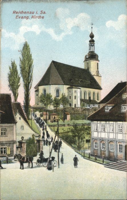 Reichenau Sachsen Bogatynia Evangelische Kirche