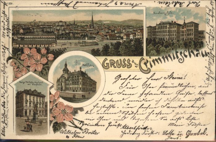 Crimmitschau Knabenschule Rathaus