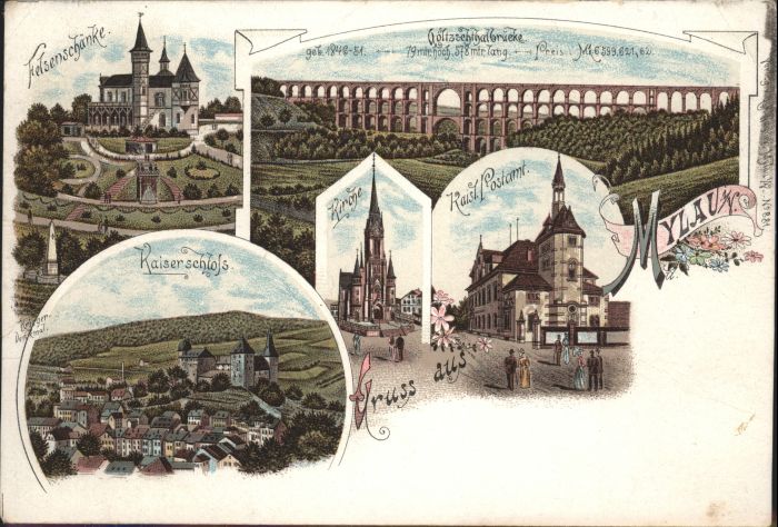 Mylau Kaiserschloss postamt Felsenschänke