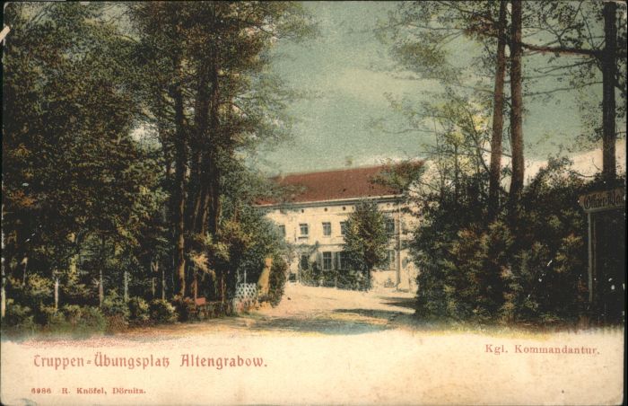 Altengrabow Truppenübungsplatz Kommandantur