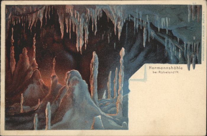 Ruebeland Harz Hermannshöhle Tropfstein