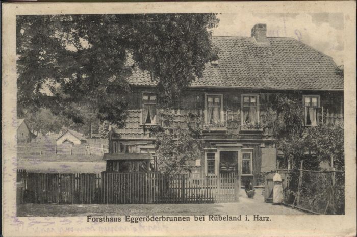 Ruebeland Harz Forsthaus Eggeröderbrunnen