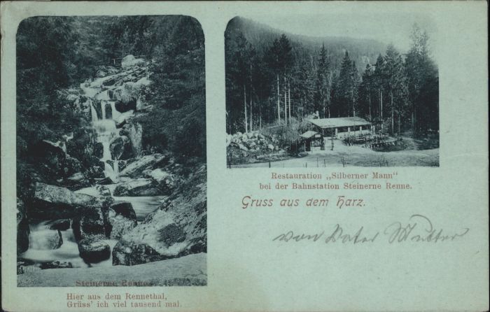 Wernigerode Harz [Stempelabschlag] Restauration Silberne