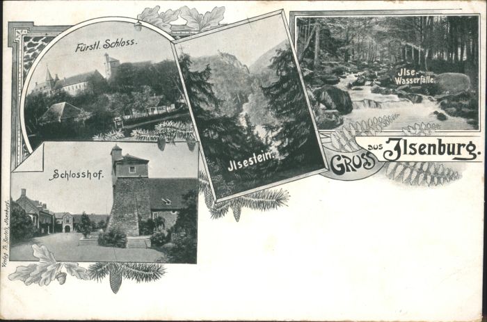 Ilsenburg Harz Schloss Ilsestein Wasserfälle Schlossho